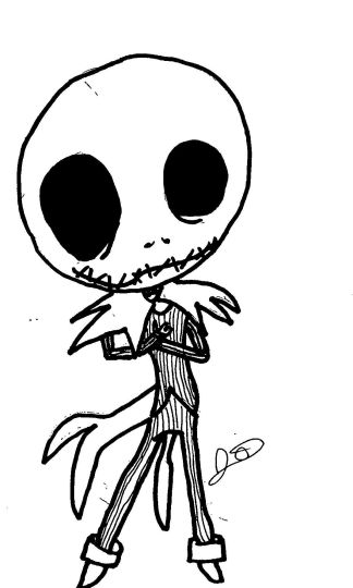 Jack The Pumpkin King Coloring Pages part 1